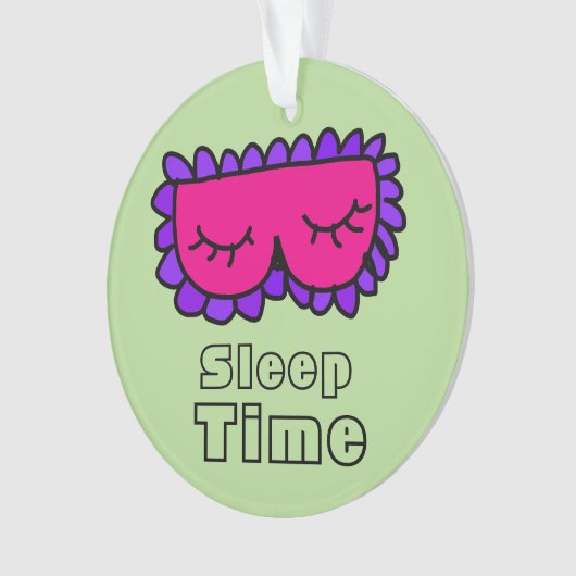 睡眠時間 オーナメント (正面)