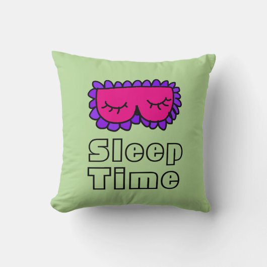 睡眠時間 クッション (正面)