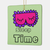 睡眠時間 セラミックオーナメント (左)