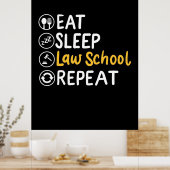 睡眠法食べ学院リピーター ポスター (キッチン)