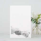 睡眠猫の文房具 便箋 (スタンド正面)