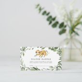 睡眠用スロッツおむつラッフルベビーシャワーカード エンクロージャーカード (スタンド正面)