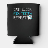 睡眠直食べ歯リピーター歯科ことわざ 缶クーラー (正面)