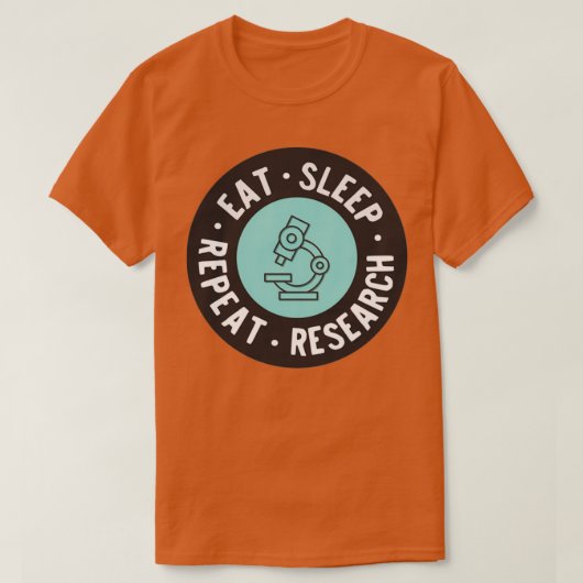 睡眠研食べ究リピーター61 Tシャツ (デザイン正面)