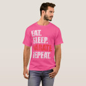 睡眠空手食べリピート Tシャツ (正面フル)