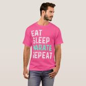 睡眠空手食べリピート Tシャツ (正面フル)