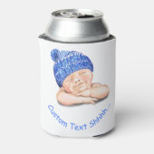 睡眠笑顔ベビークーラーボックスとカスタム文字 缶クーラー (缶裏面)