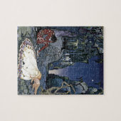 睡眠美しいプリンセスヴィンテージ魔法ロマンス ジグソーパズル (横)