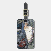 睡眠美しいプリンセスヴィンテージ魔法ロマンス ラゲッジタグ (正面縦)