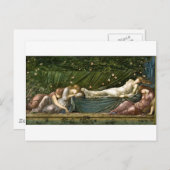 睡眠美しい写真4 ポストカード (正面/裏面)