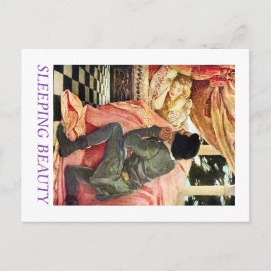 睡眠美しい ポストカード (正面)