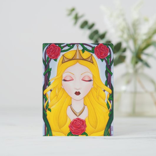 睡眠美しい ポストカード (スタンド正面)