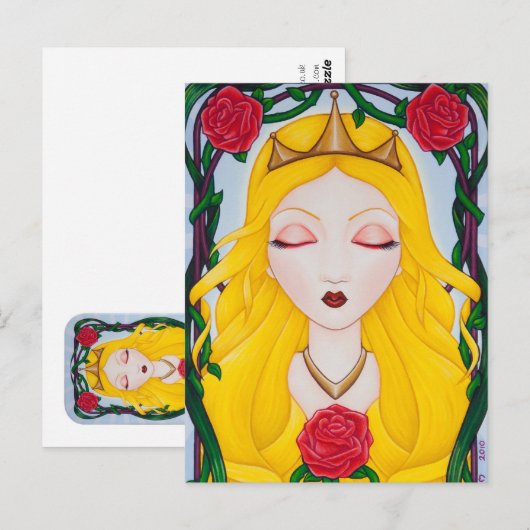 睡眠美しい ポストカード (正面/裏面)