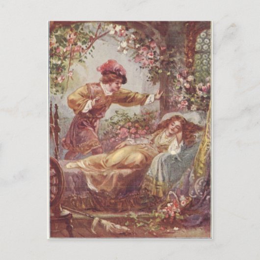 睡眠美しい ポストカード (正面)