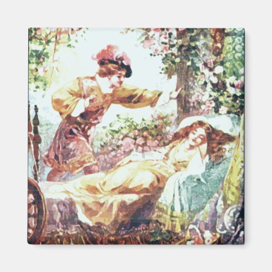 睡眠美しい マグネット (正面)