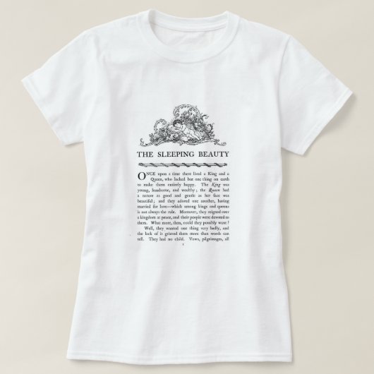睡眠美しい Tシャツ (デザイン正面)