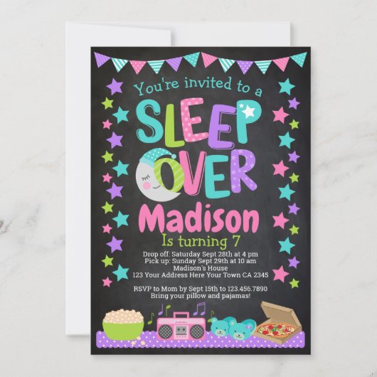 睡眠者 招待状 (正面)