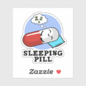 睡眠薬おもしろい薬プリン シール (シート)