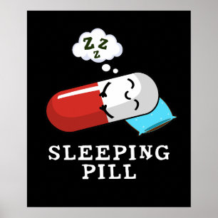 睡眠薬おもしろい薬プンダークBG ポスター