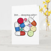 睡眠薬の投薬 カード (黄色い花)