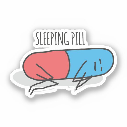 睡眠薬 シール (正面)