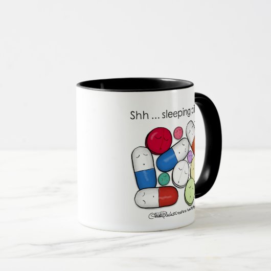 睡眠薬 マグカップ (正面右)