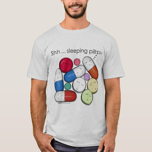 睡眠薬 Tシャツ (正面)