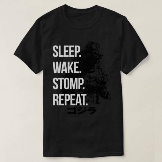 睡眠覚醒ストンプリピートG2K Tシャツ (デザイン正面)