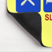 睡眠販売法のゆとりを食べて下さい マウスパッド (コーナー)