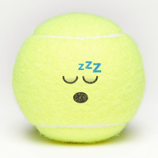 睡眠顔 テニスボール (正面)