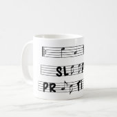 睡眠食べの練習、繰り返し – Mug コーヒーマグカップ (正面左)