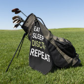 睡眠食べディスクのゴルフリピート ゴルフタオル (グリーン)