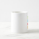 睡眠食べマイクロ生物学の繰り返し コーヒーマグカップ (中央)