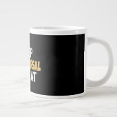 睡眠食べリハーサルリピート ジャンボコーヒーマグカップ (右)