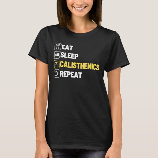 睡眠食べ体操リピーターフィットネス体操Ex Tシャツ (正面)