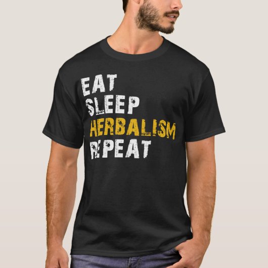 睡眠食べ本草学の反復 Tシャツ (正面)