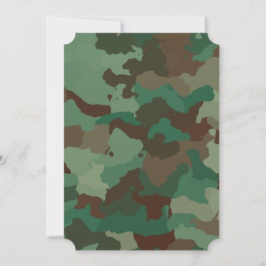 睡眠食べ狩り狩り迷彩文房具 招待状 (裏面)