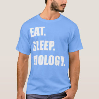 睡眠食べ生物学 Tシャツ