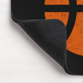 睡眠食べ盗みリピートおもしろいバスケットボール男性女性キ マウスパッド (コーナー)