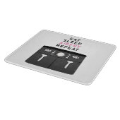 睡眠食べ空揚げリピート カッティングボード (角)