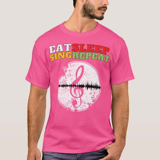 睡眠食べ繰り返し Tシャツ (正面)