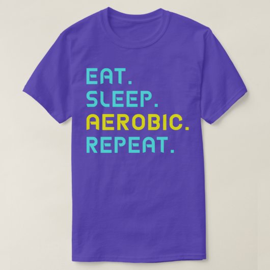 睡眠食べ繰り返し Tシャツ (デザイン正面)