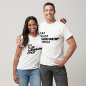 睡眠食べX線撮影の繰り返し Tシャツ (ユニセックス)