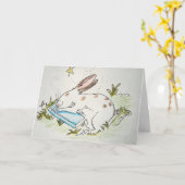 睡眠 カード (黄色い花)