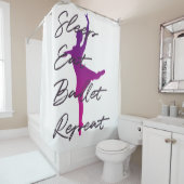 睡眠、バ食べレエ、リピート シャワーカーテン (インサイチュ)