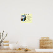 「睡眠、ベビー、睡眠」ヴィンテージポスター ポスター (キッチン)