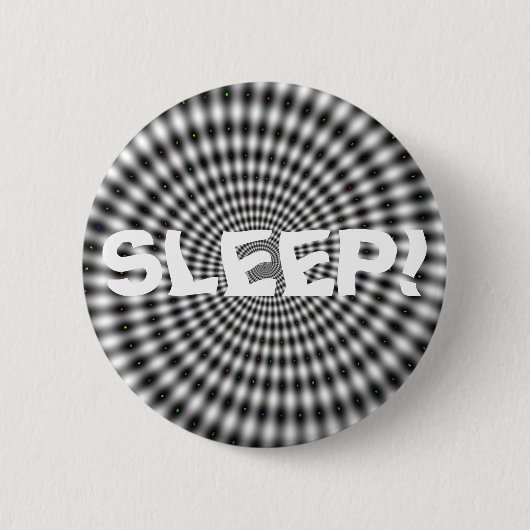 睡眠! 缶バッジ (正面)
