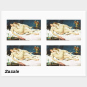 睡眠 長方形シール (シート)