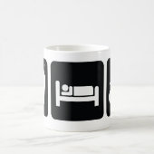 睡眠ATVを食べて下さい コーヒーマグカップ (中央)