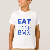 睡眠BMXを食べて下さい Tシャツ (正面)